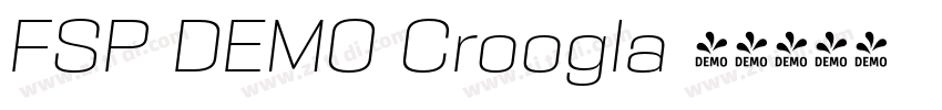 FSP DEMO Croogla 4字体转换 FSP DEMO Croogla 4字体转换